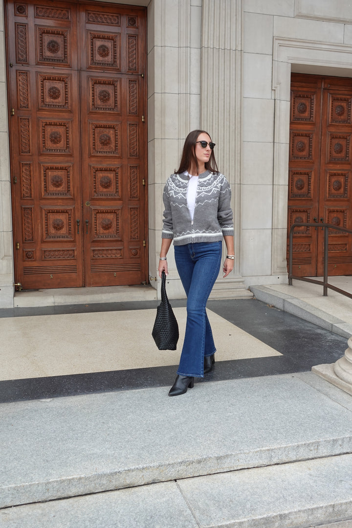 Esther Patterned Sweater Jacket