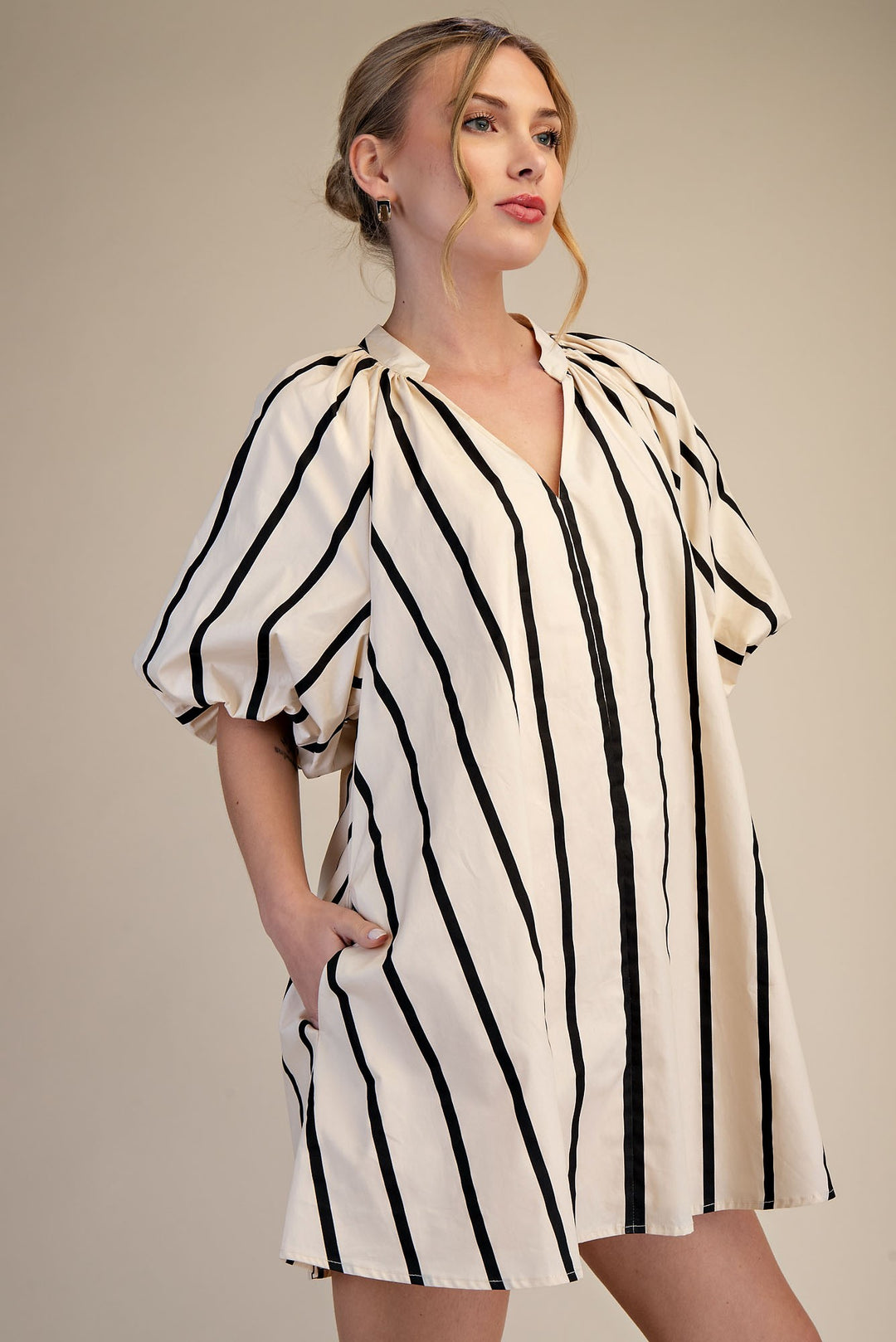 Salma Stripe Mini Dress