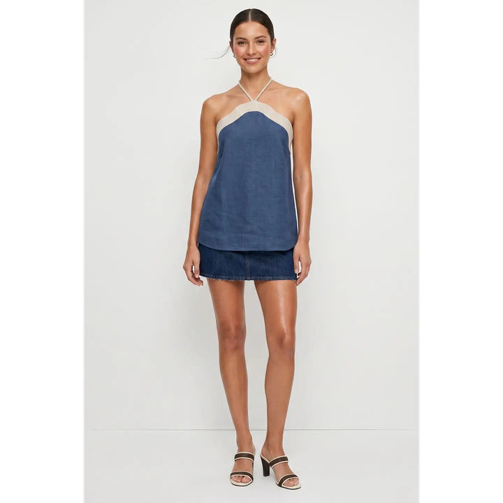 Josie Linen Halter Top