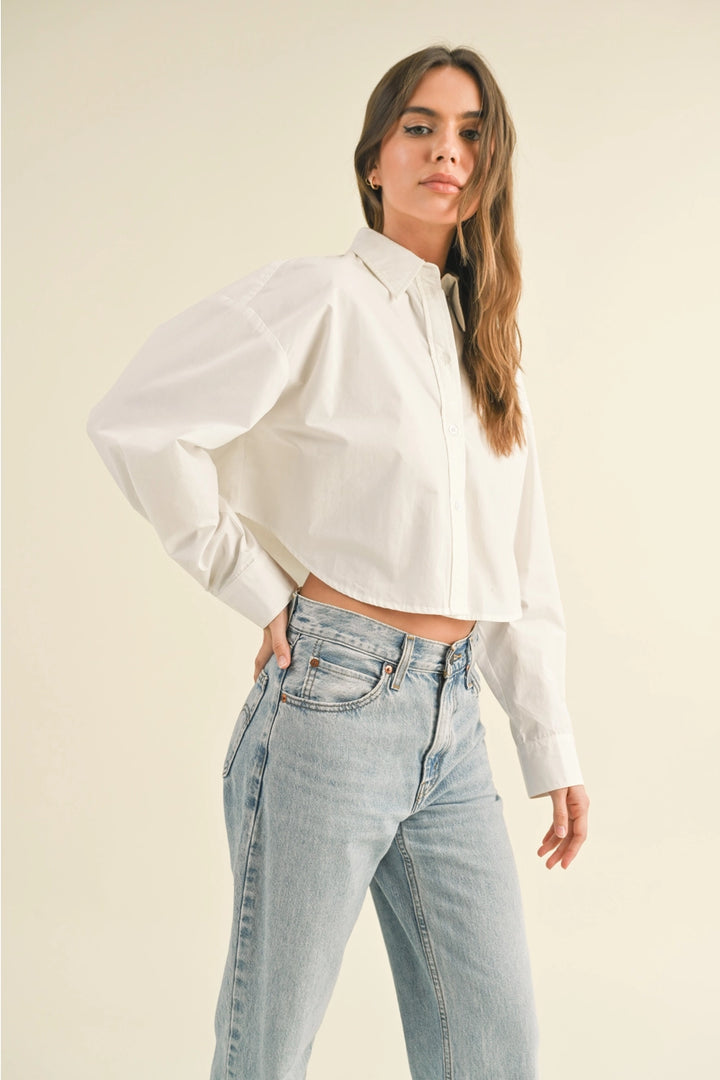 Elle Cropped Shirt
