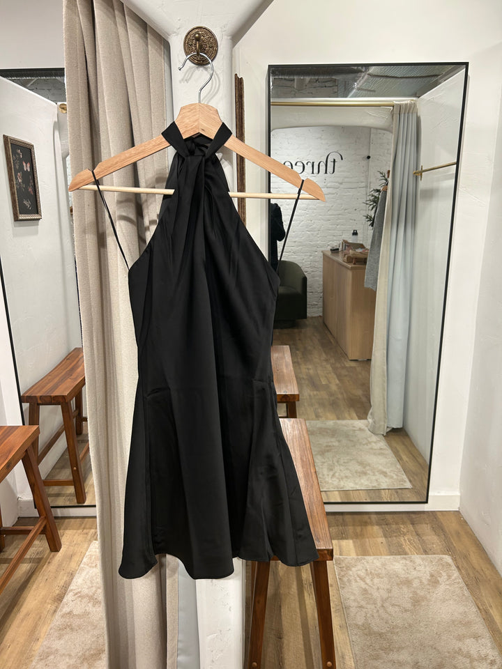 Cindy Satin Mini Dress