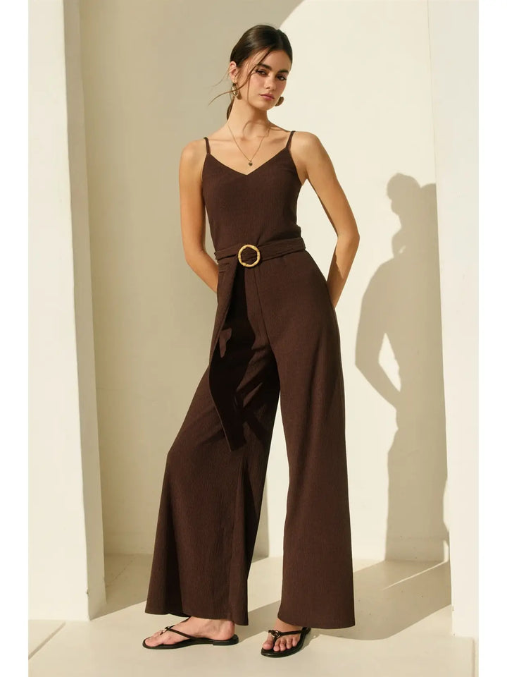 Tamara Bamboo Buckle Jumpsuit