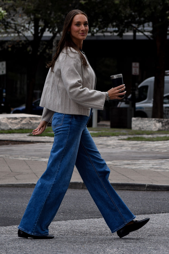 Cropped Wool Jacket