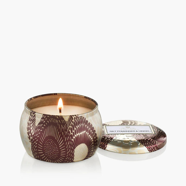Gilt Pomander & Hinoki Mini Tin
