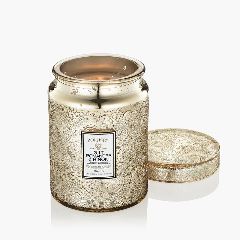 Gilt Pomander & Hinoki 18oz