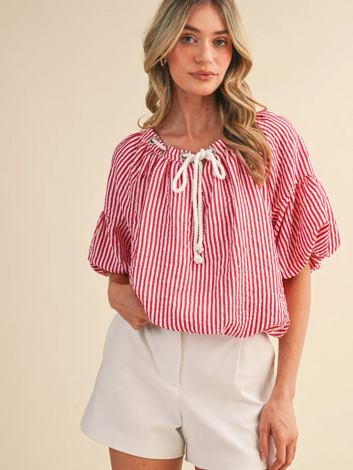 Vera Gingham Top
