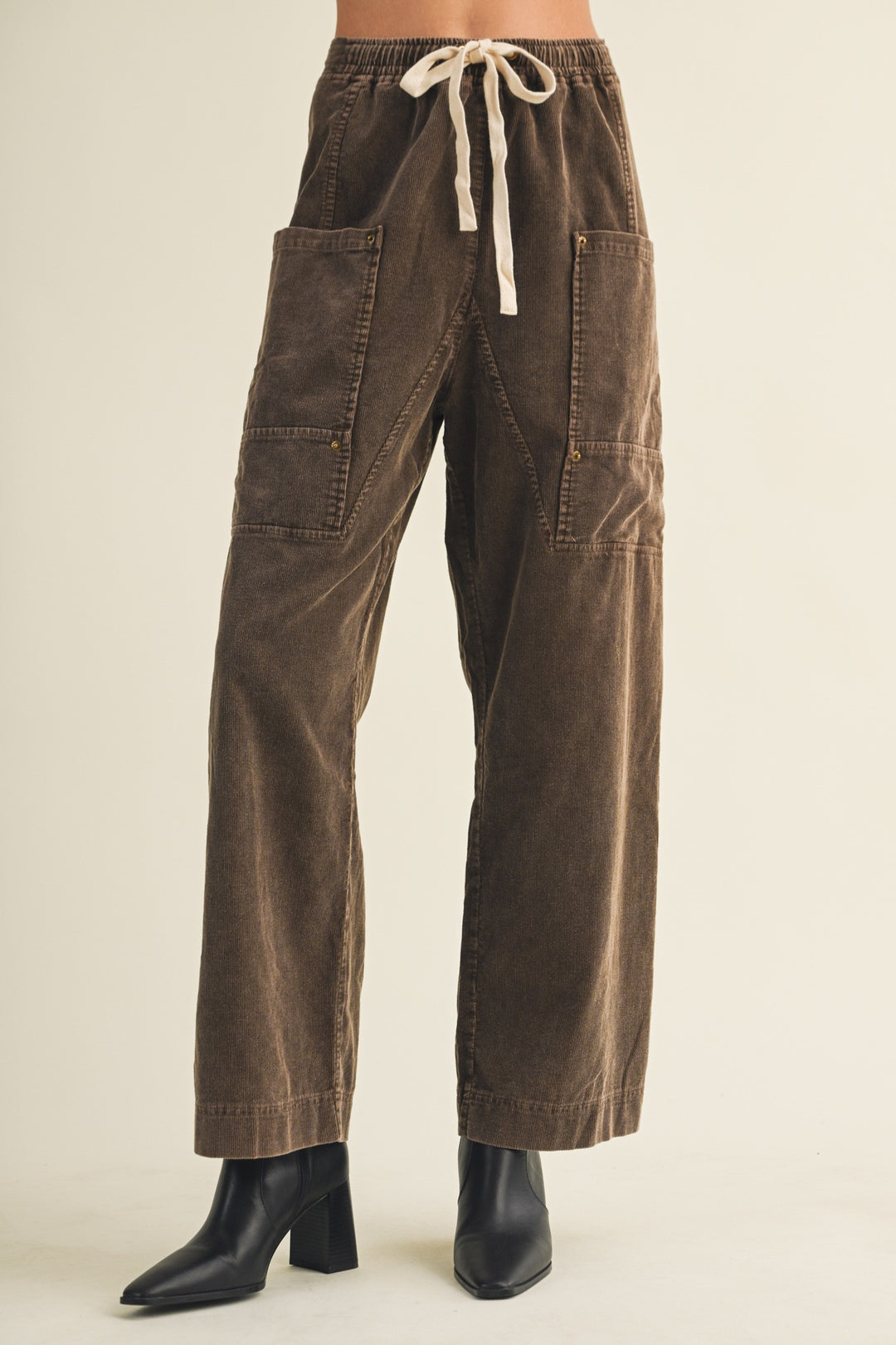 Brenda Wide-leg Utility Pants
