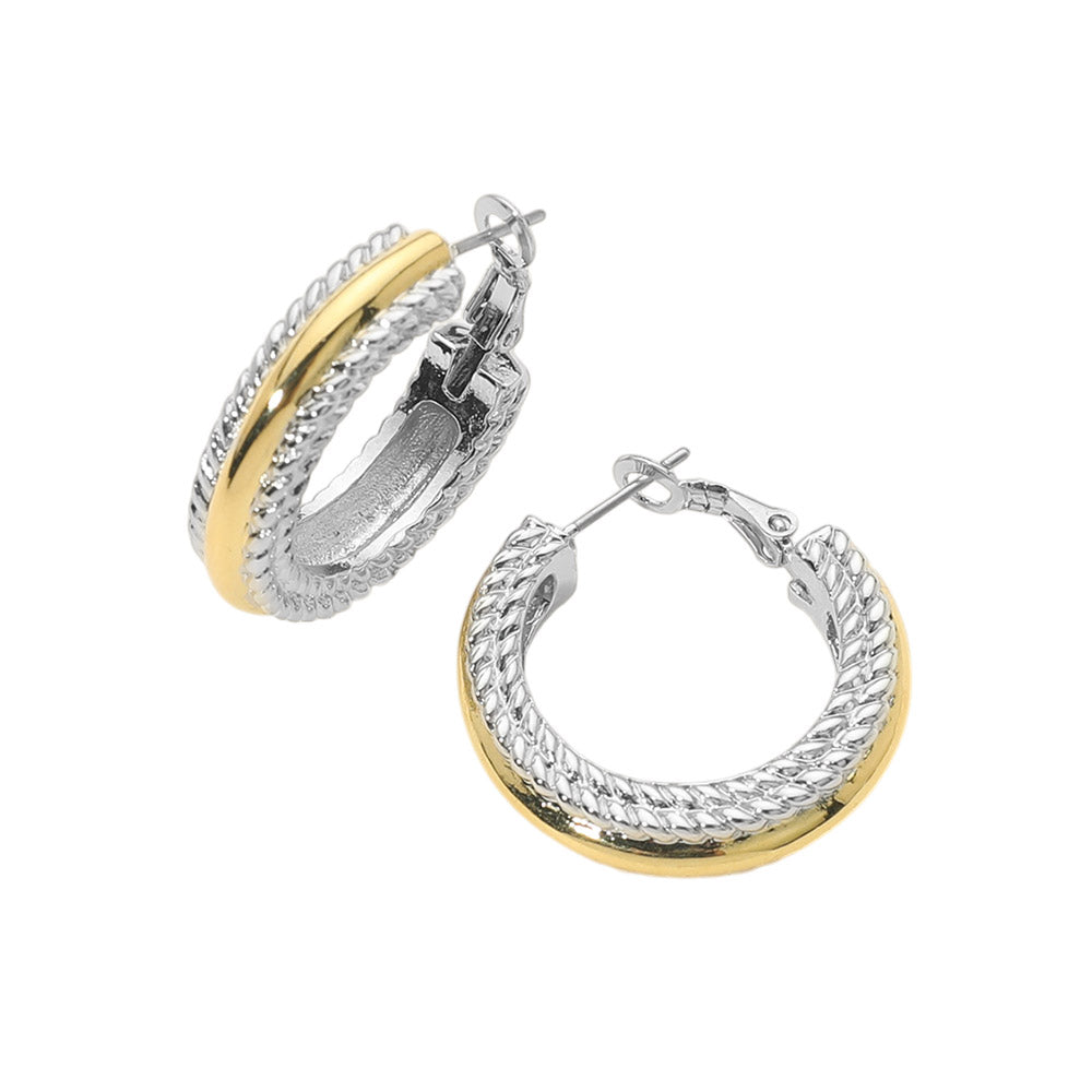 Two Tone Earrings