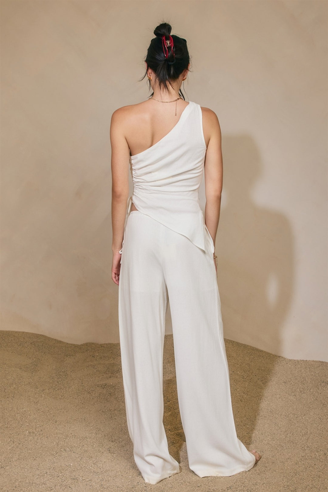 Andaluz Linen Wide Leg Pants