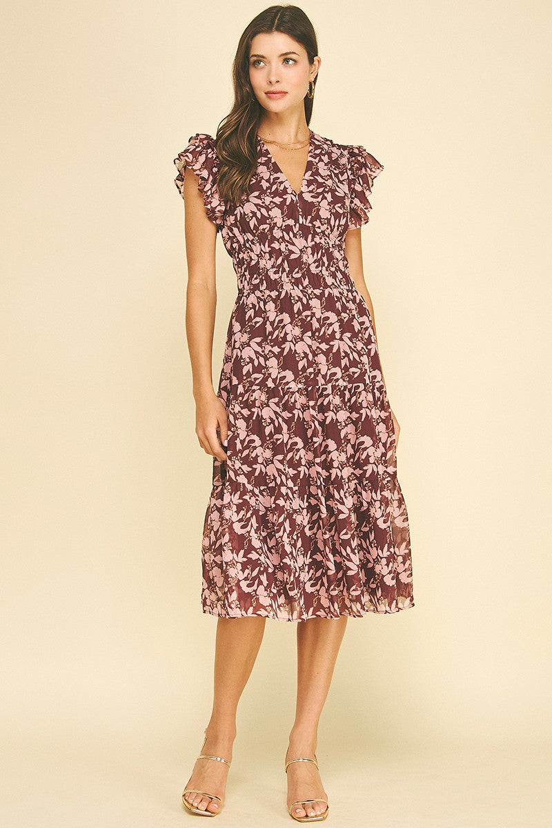 Dakota Tiered Midi Dress