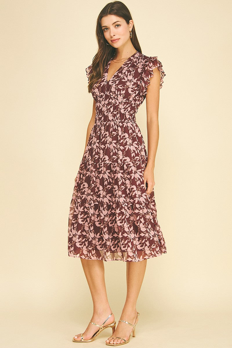 Dakota Tiered Midi Dress