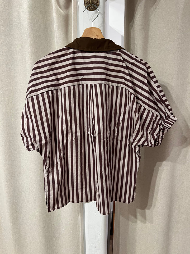 Cinnamon Stripe Blouse
