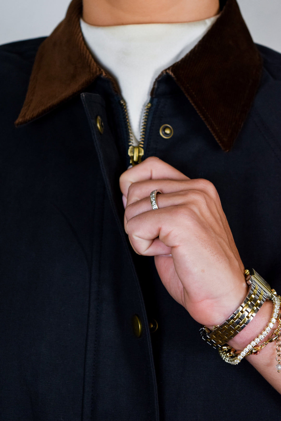 Rylan Contrast Barn Jacket