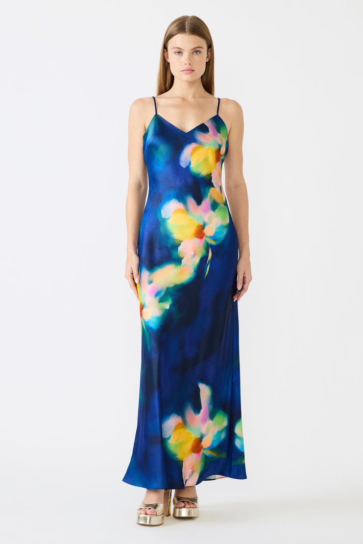 Atara Satin Maxi Dress