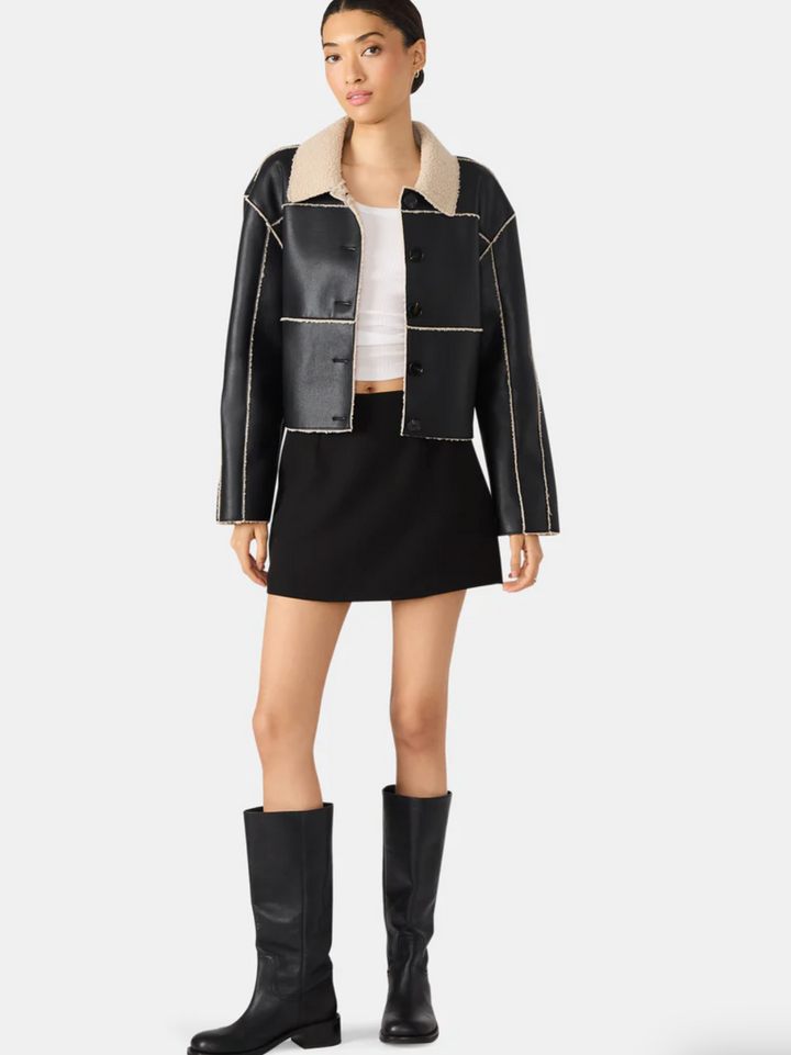 Cindi Black Mini Skirt