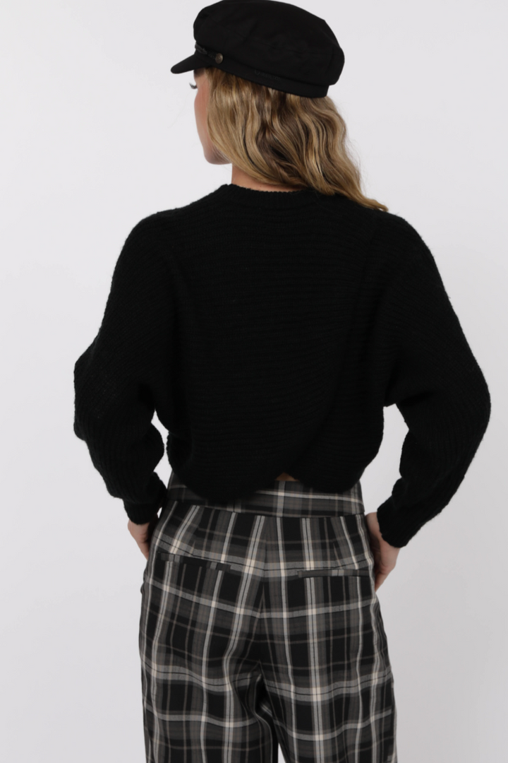Overlapped Back Sweater
