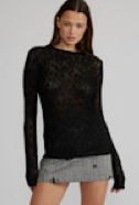 Mesa Lace Sweater Top