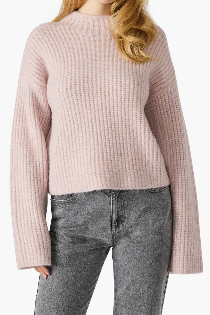 Klara Mock Neck Knit Sweater