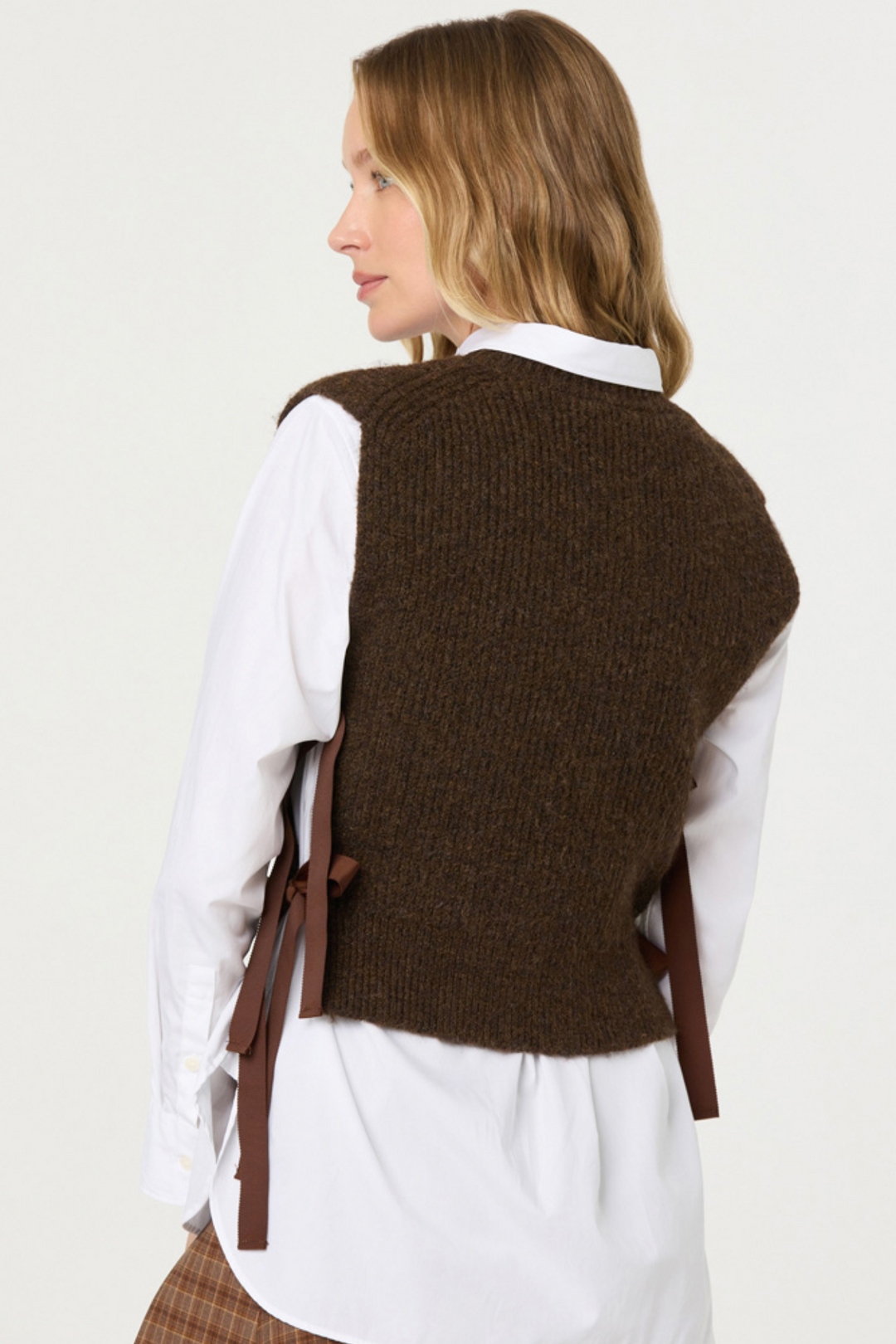 Cortney Tie Side Sweater Vest