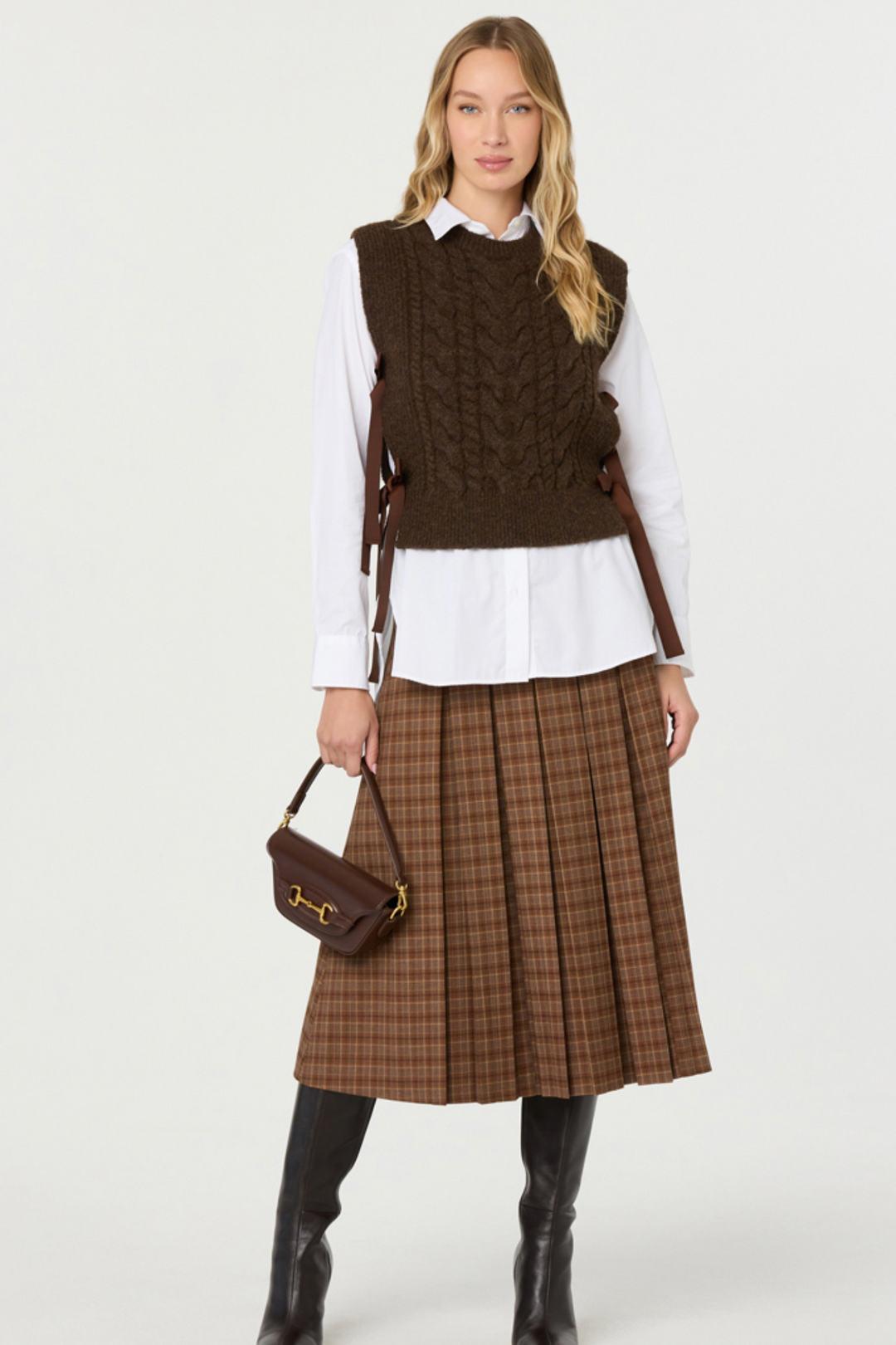 Cortney Tie Side Sweater Vest