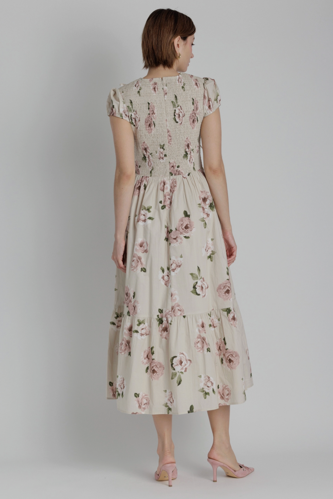 Lilly Floral Midi Dress