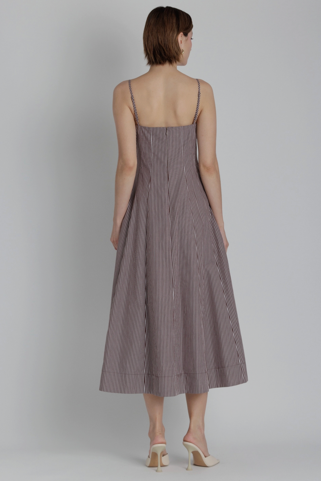 Charlie Striped Midi Dress