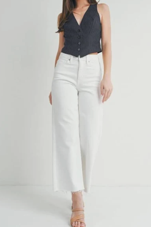 Slim Wide Leg Jeans