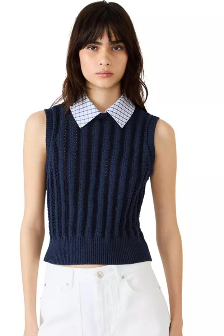 Embree Collared Sweater Vest