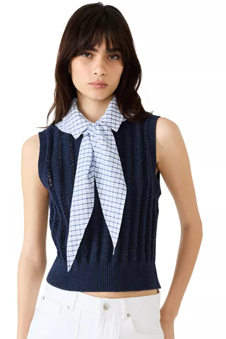 Embree Collared Sweater Vest