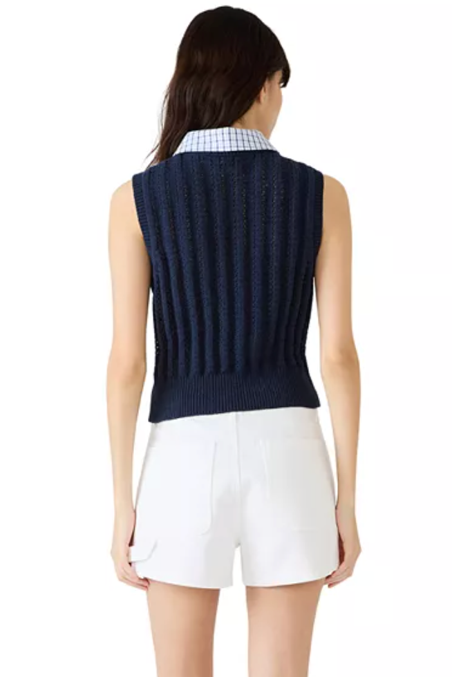 Embree Collared Sweater Vest