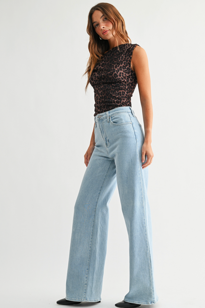 Jenna - Wide Leg Palazzo Jeans