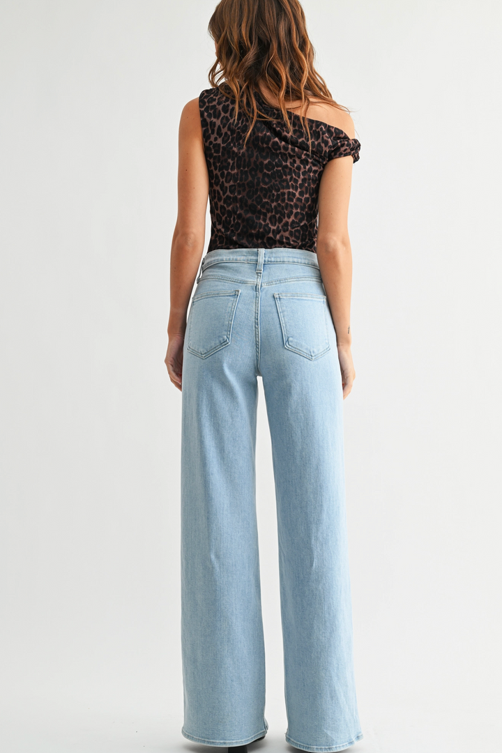 Jenna - Wide Leg Palazzo Jeans
