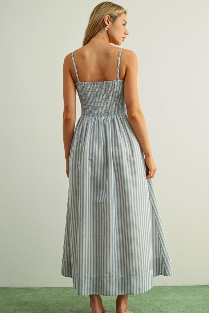 Karli Smocked Top Maxi Dress