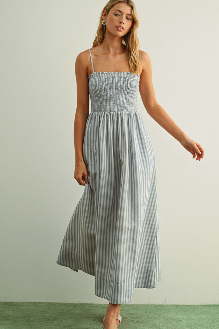 Karli Smocked Top Maxi Dress