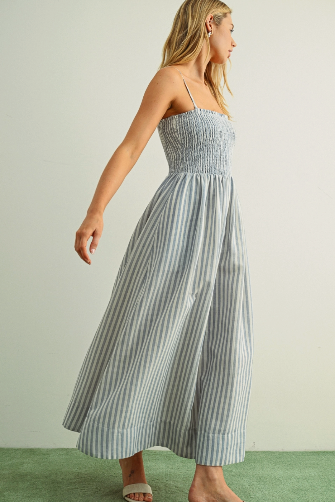 Karli Smocked Top Maxi Dress
