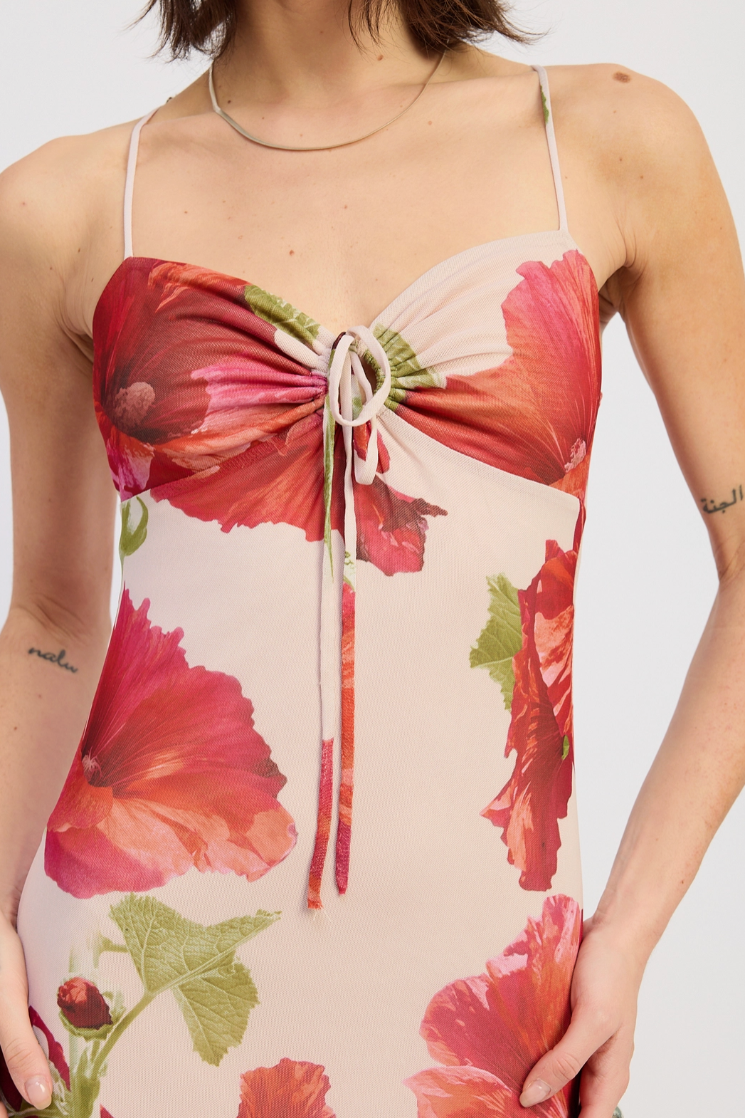 Penny Halter Cross Back Maxi Dress