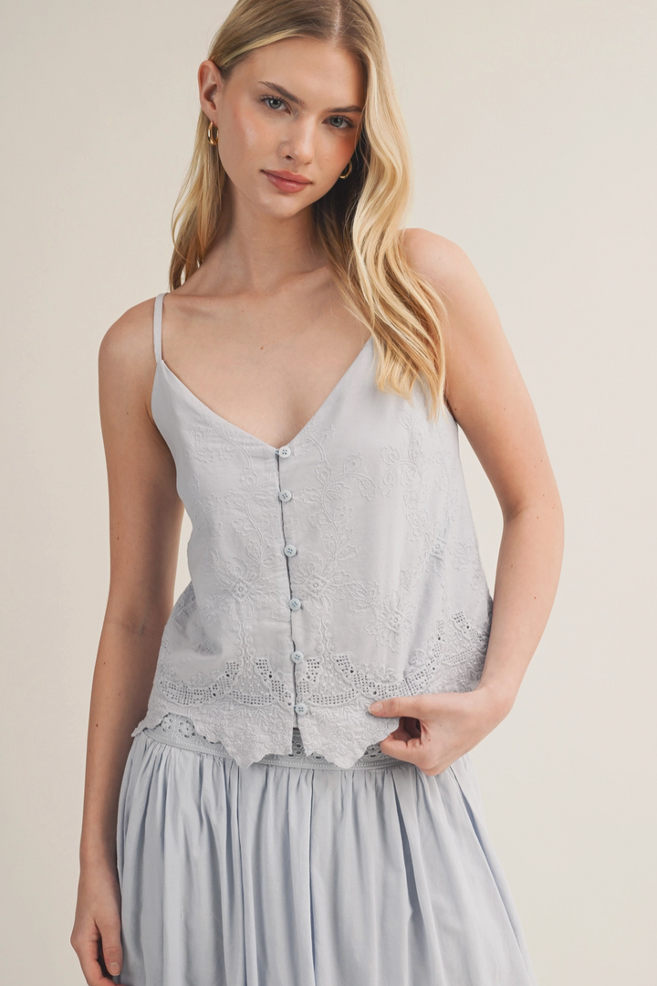 Ciara Embroidered Tank