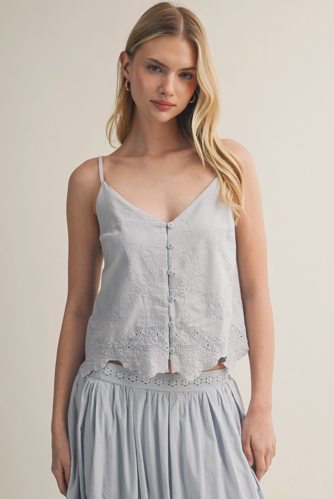 Ciara Embroidered Tank