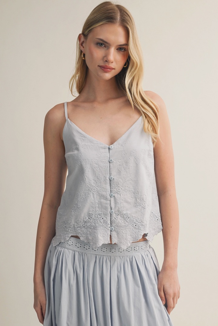 Ciara Embroidered Tank