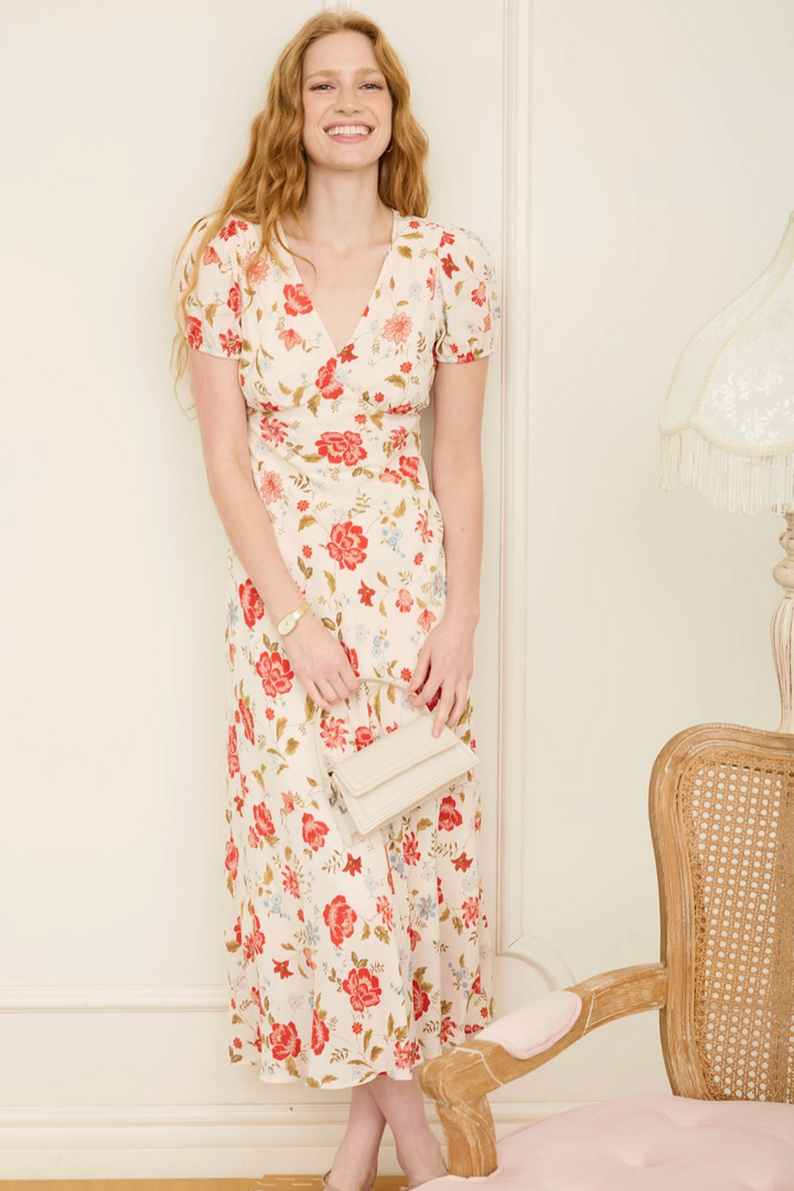 Nicole Floral Midi Dress