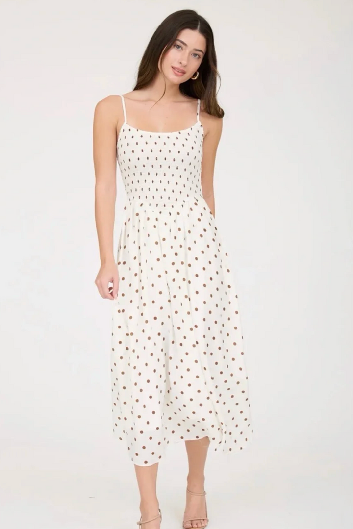 Emily Polka Dot Midi Dress