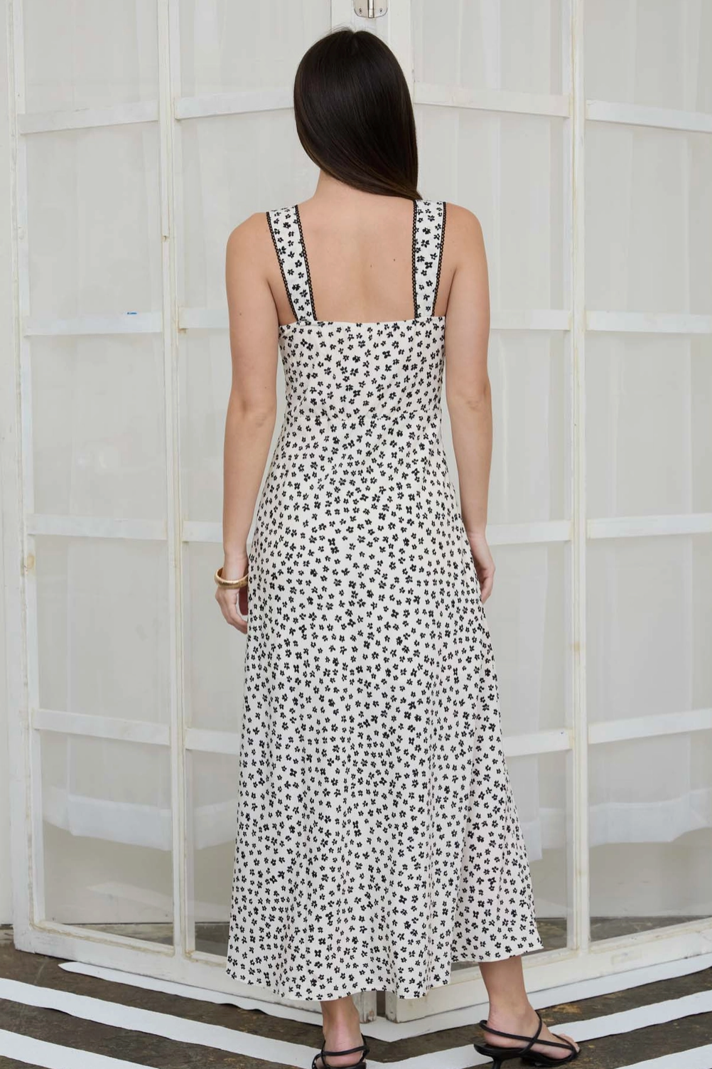 Nia Sweetheart Midi Dress
