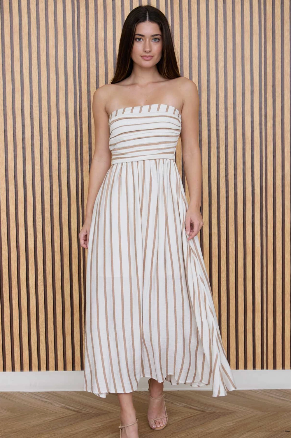 Heather Linen Midi Dress