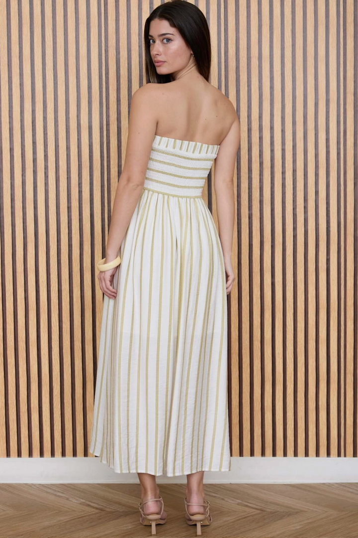Heather Linen Midi Dress