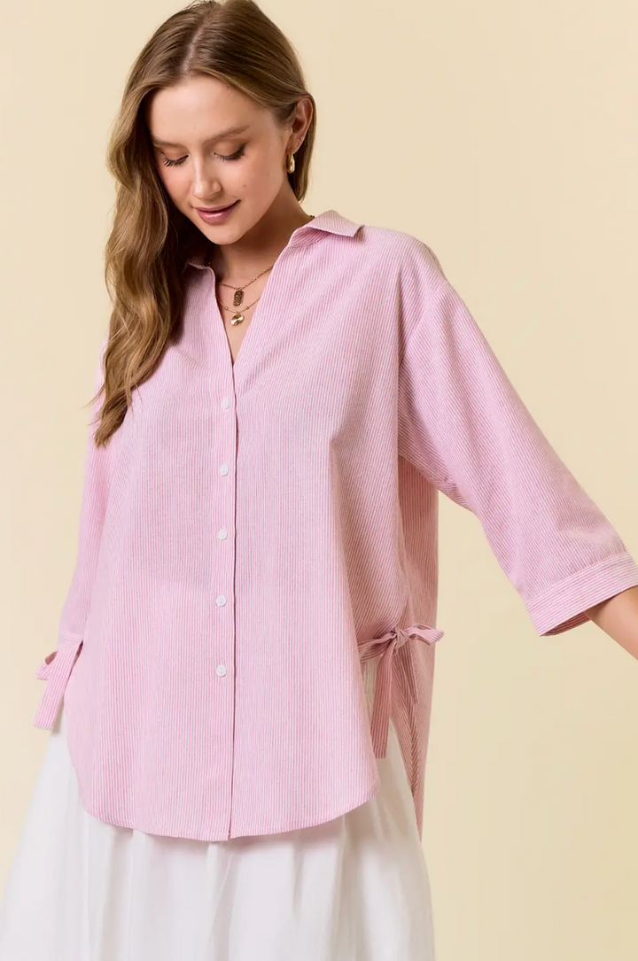 Kendall Side Bow Tie Top