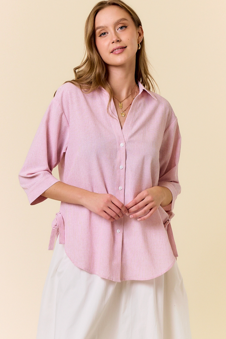 Kendall Side Bow Tie Top