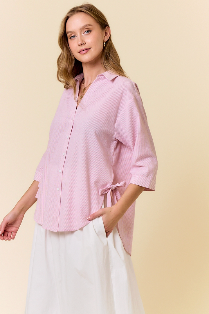 Kendall Side Bow Tie Top