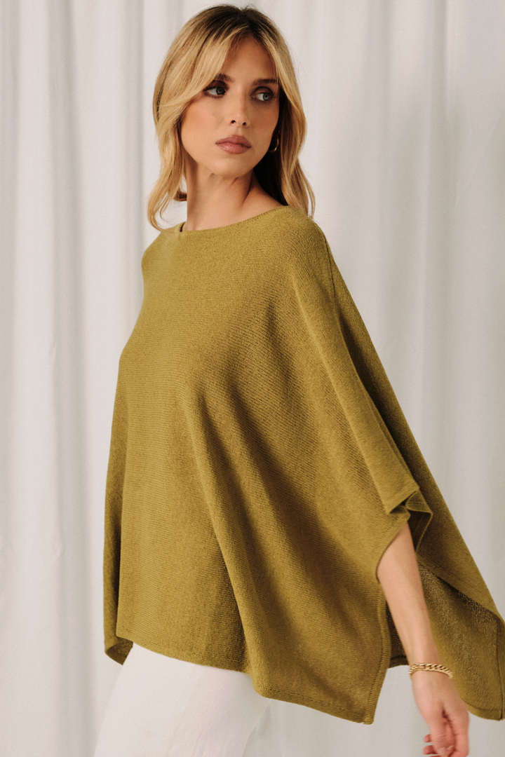 Kelly Knit Poncho