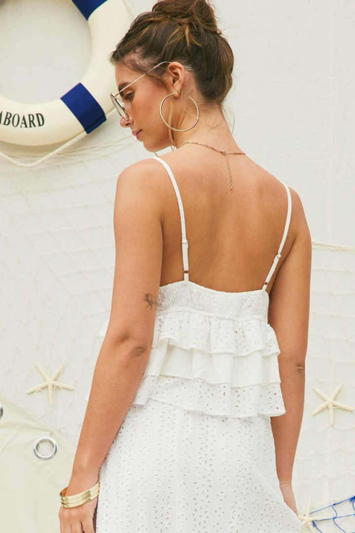 Kenzie Eyelet Cami Top