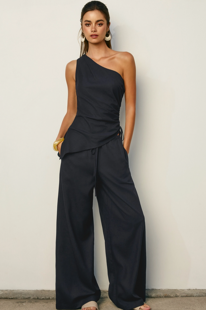 Molly Linen Wide Leg Pants